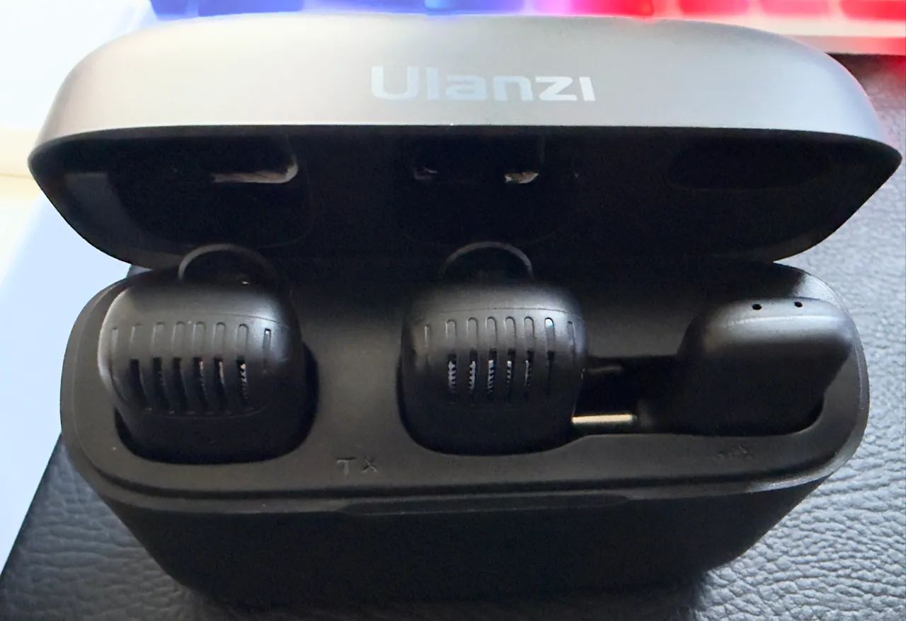 Microfone Wireless Ulanzi J12 com 2 microfones e 1 receptor - Foto 4