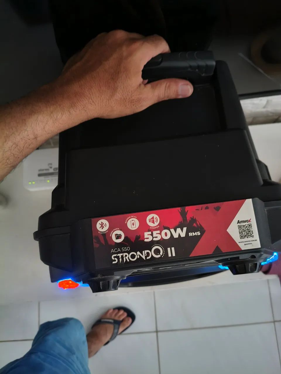 Caixa de som ambox 550w - Foto 3