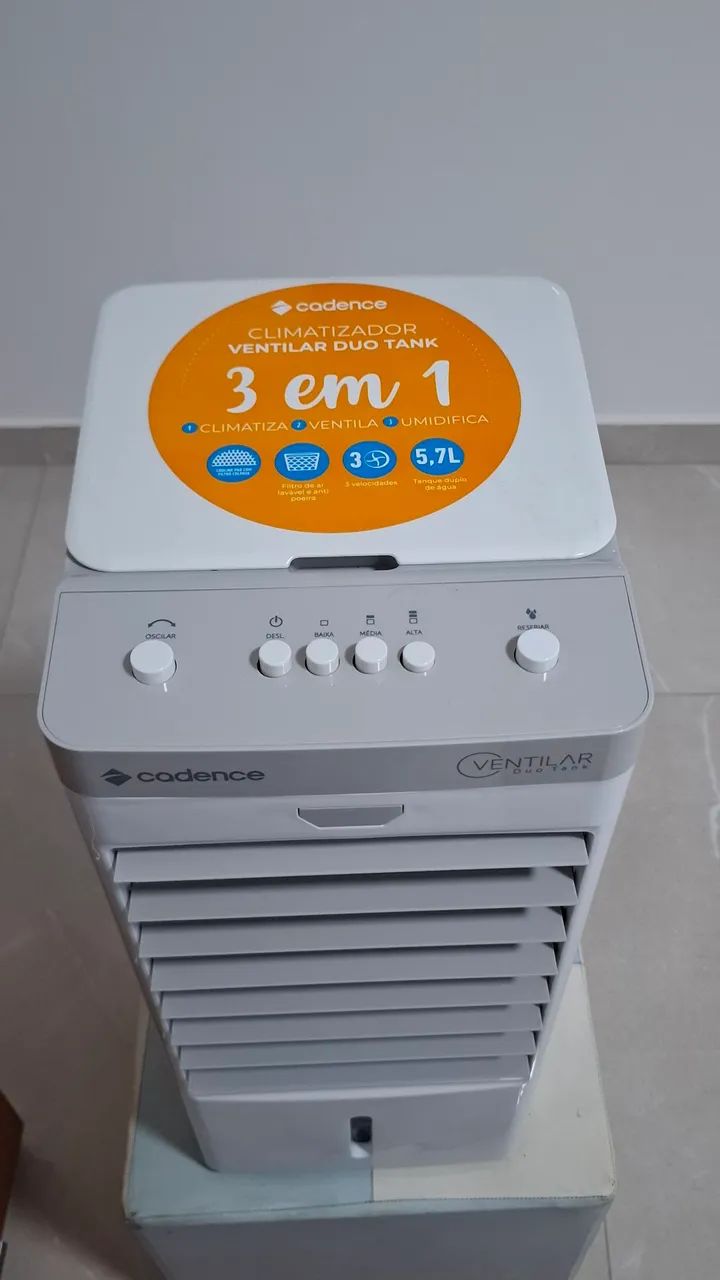Climatizador 3 em 1 Duo Tank Cadence - Foto 2
