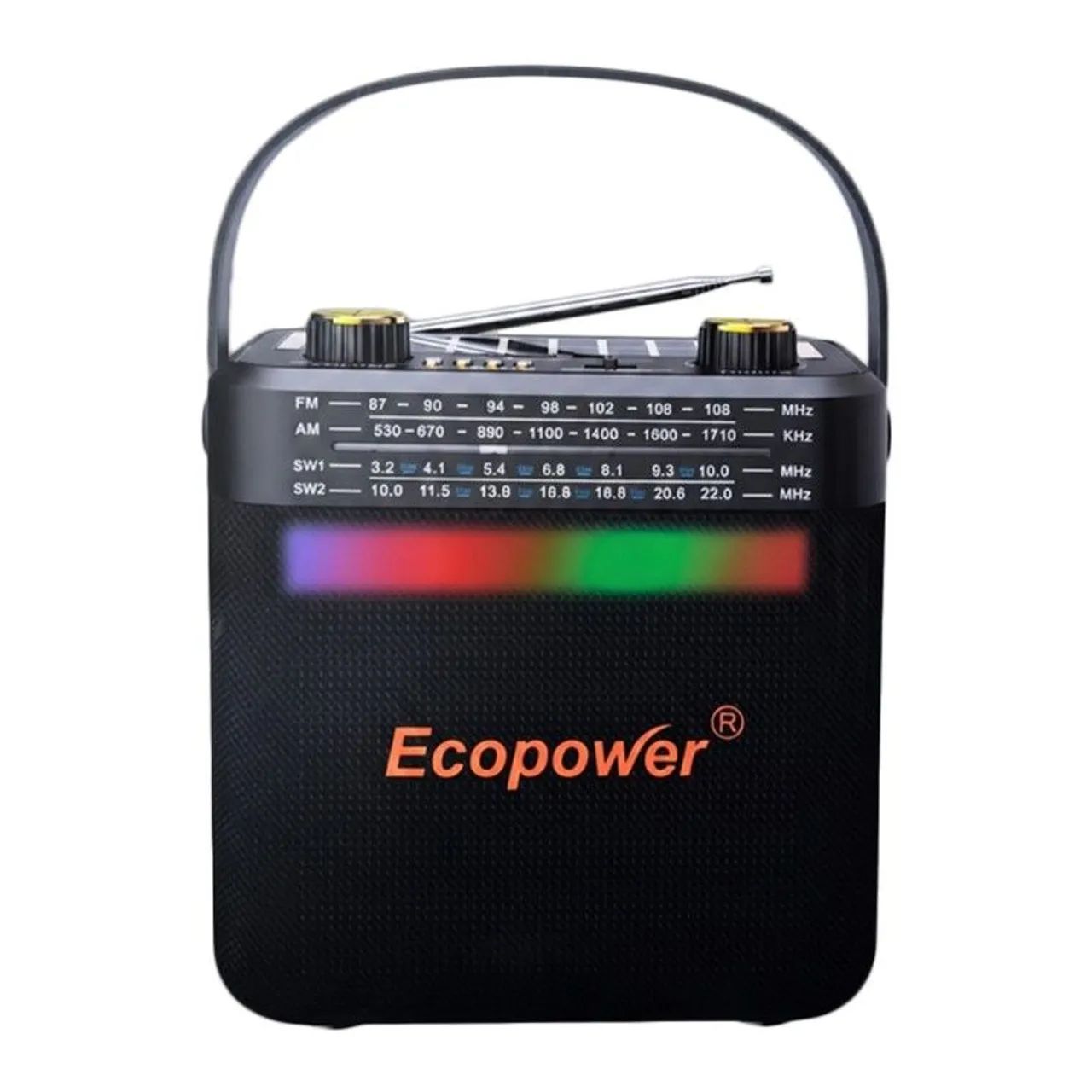 Rádio ecopower painel solar Bluetooth  - Foto 3