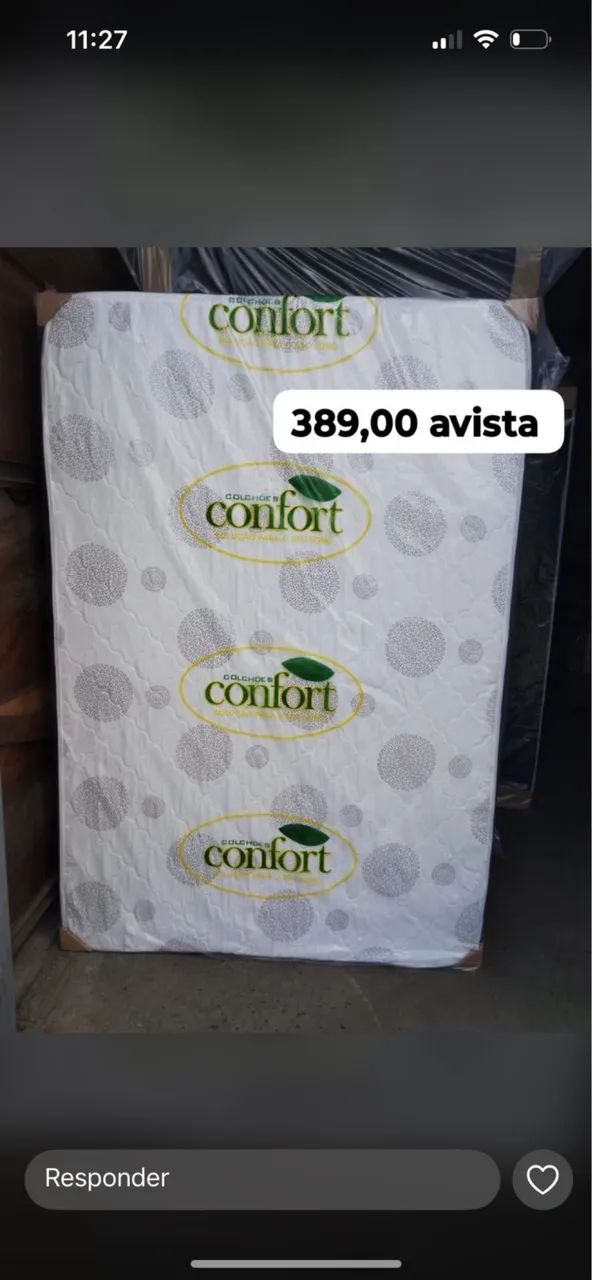 Cama de casal apenas 380,00