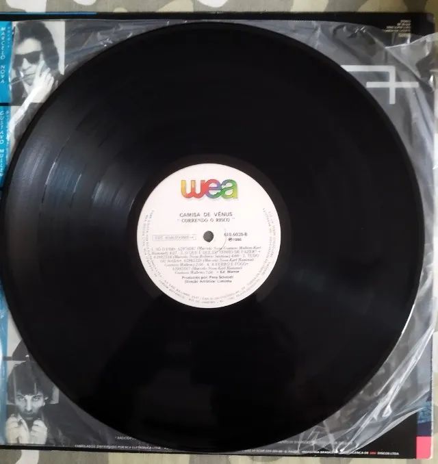 LP Vinil Camisa De Vênus - Correndo O Risco (1986) EX - Foto 3