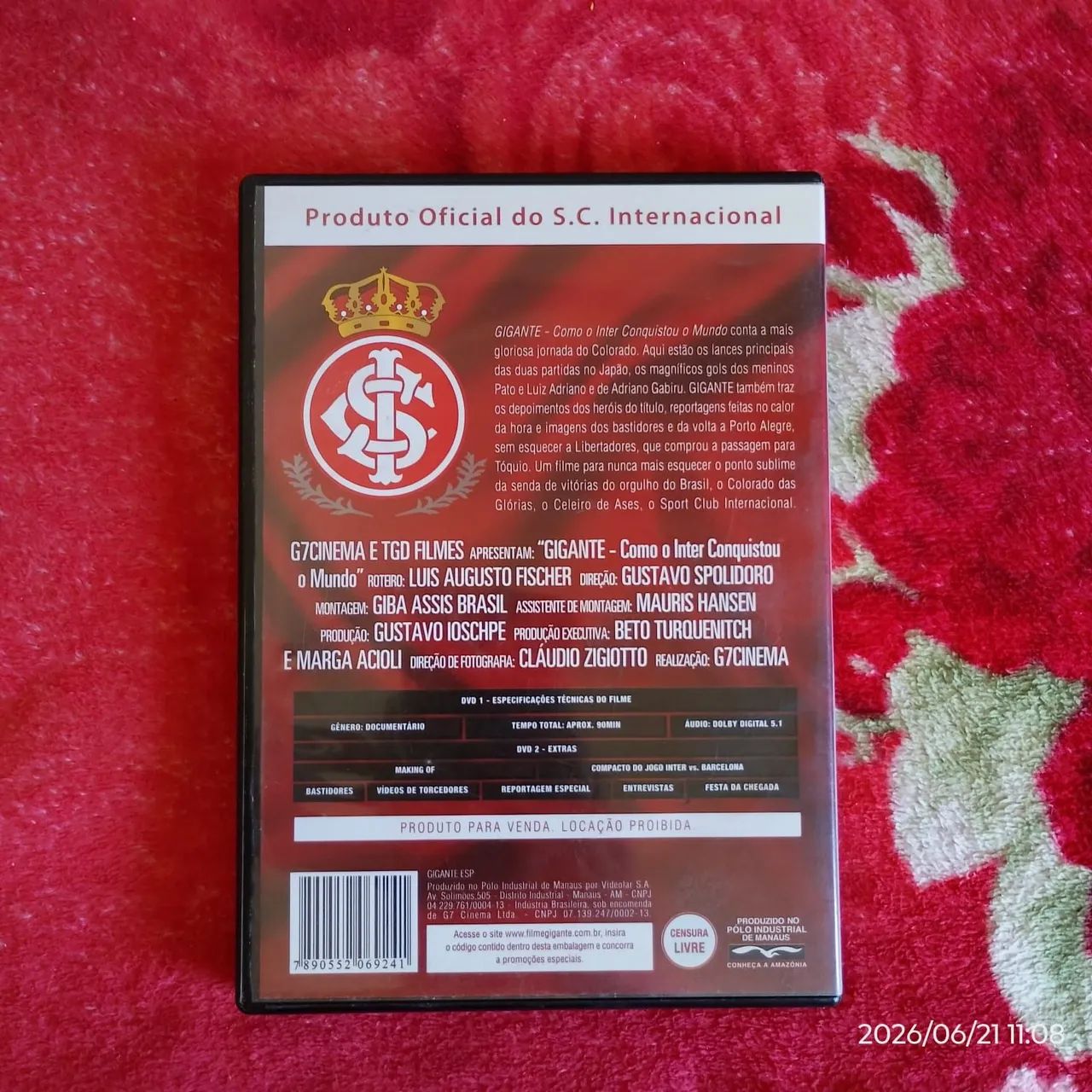 DVD INTERNACIONAL - Como o Inter Conquistou o Mundo - Foto 2