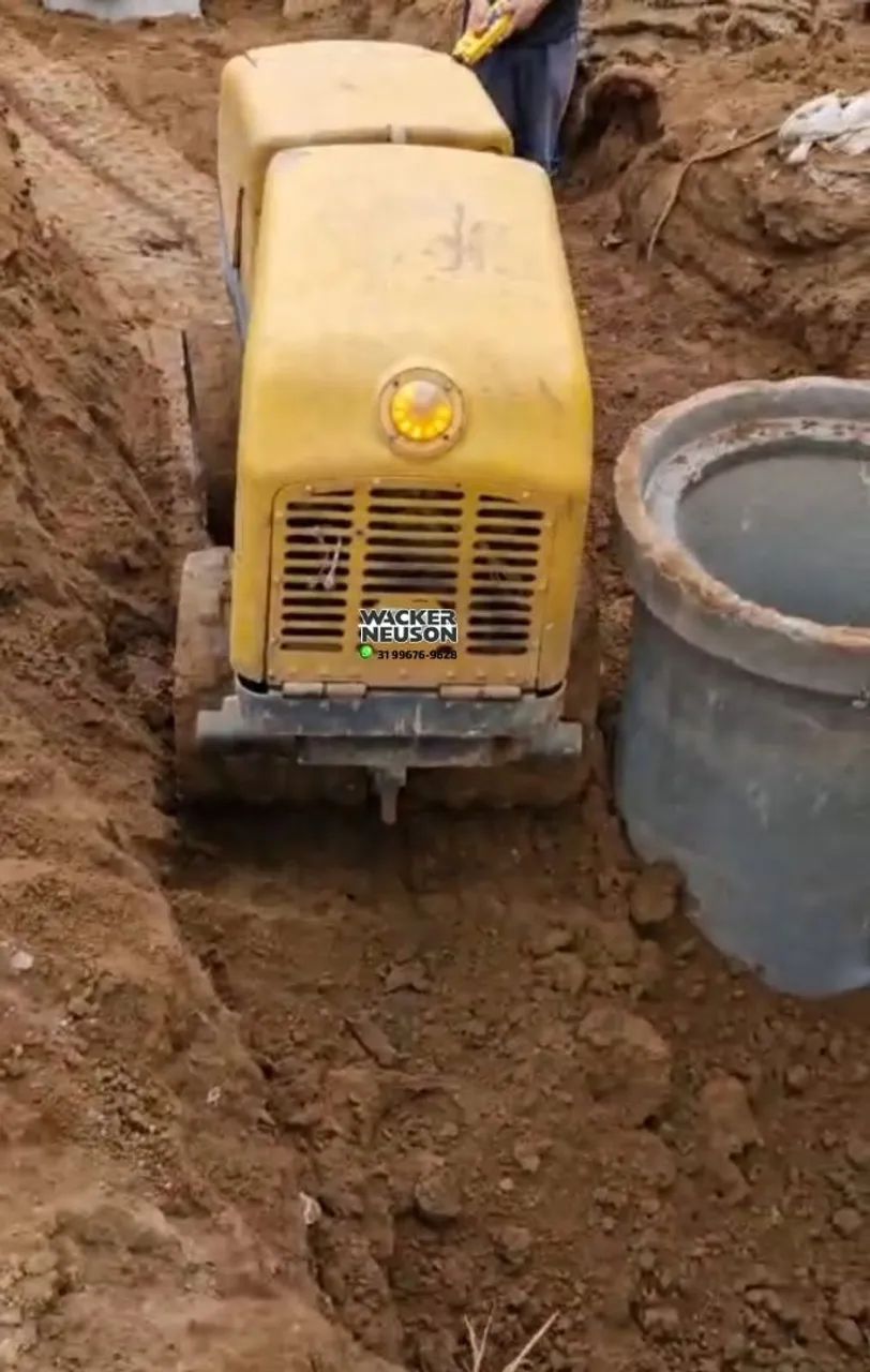 Rolo compactador Walcker Neuson RTSC2 controle via cabo  - Foto 6