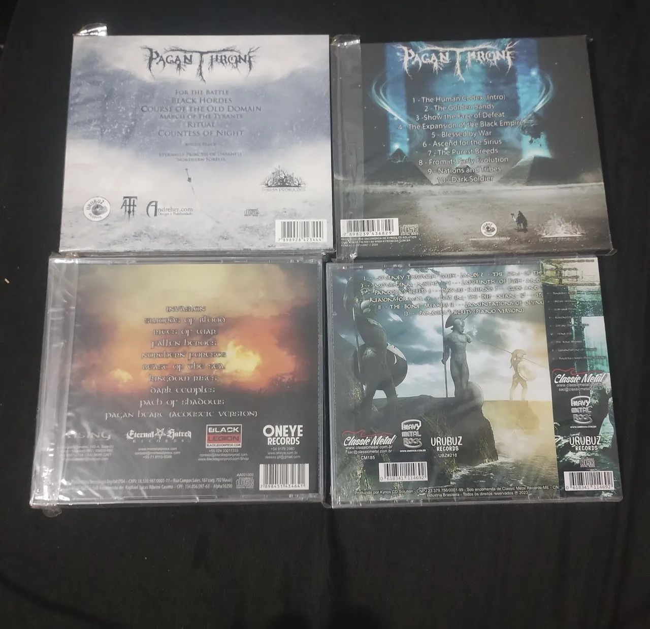 Pagan Throne CDs seminovos zerados - Foto 2
