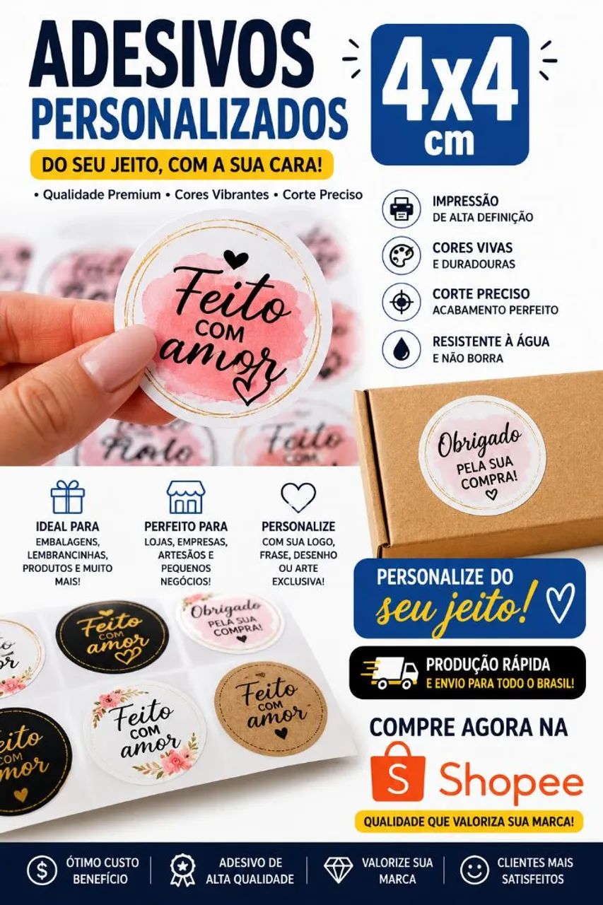 Adesivo personalizado 