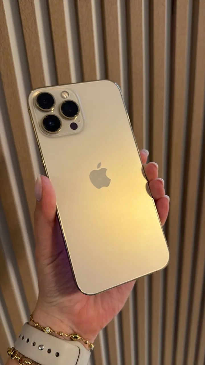 iPhone 13 Pro Max 128gb Gold | Seminovo - Celulares e Smartphones