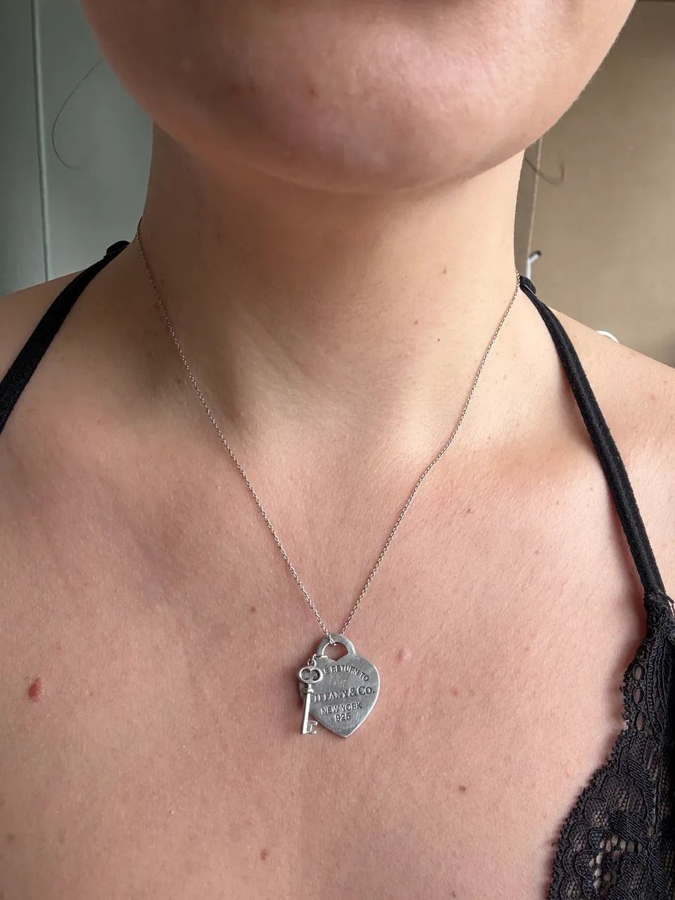 Colar Tiffany & Co. Original em Prata 925 com Coração e Chave - Foto 5