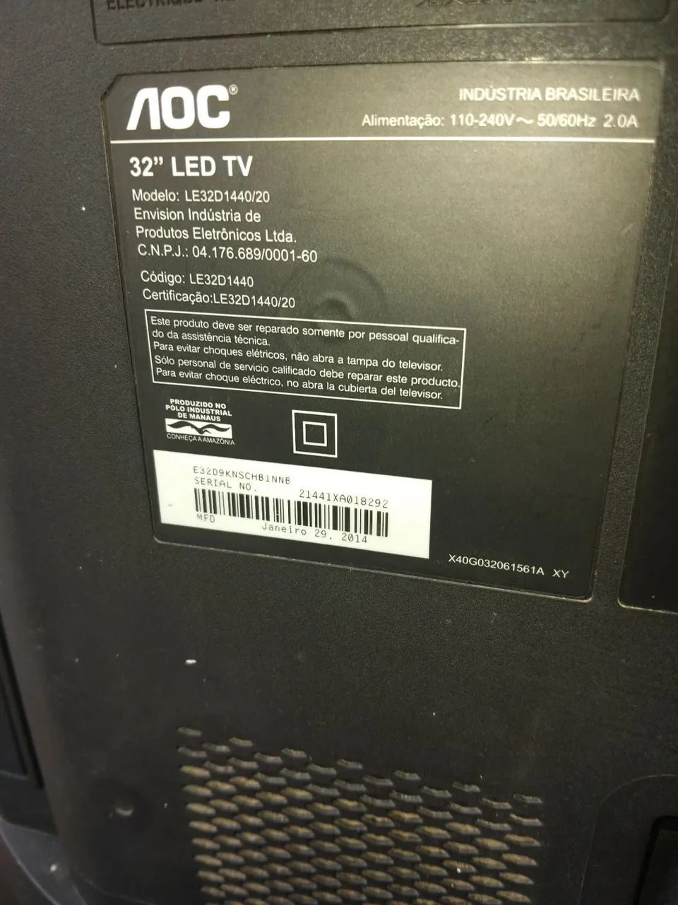 Tv smart 32" AOC controle  - Foto 4