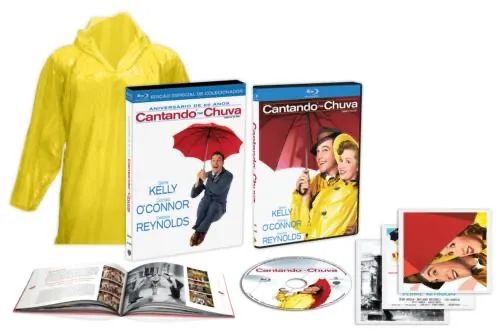 Cantando na Chuva Bluray Gift Set Nacional c/ capa de chuva - Foto 3