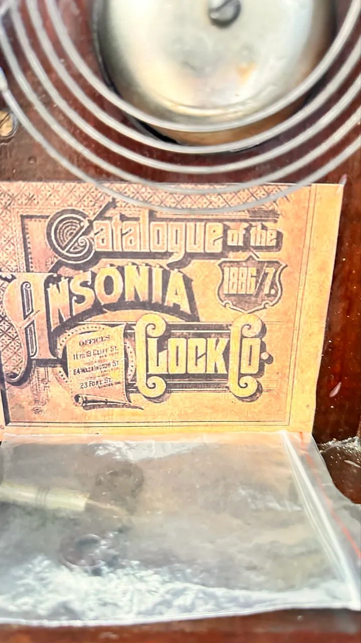 Vendo relógio de parede antigo 1886 - Foto 4