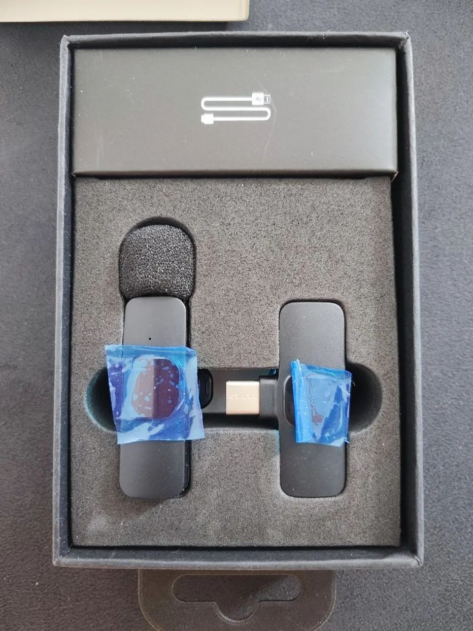 Microfone de lapela sem fio - NOVO NA CAIXA - Foto 2