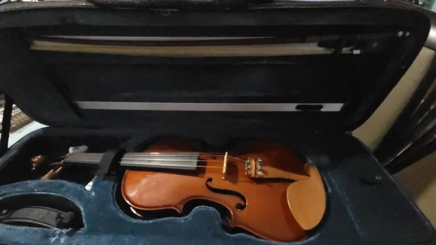 Violino Infantil Eagle V421 1/2 Completo - com Espalhadeira e Breu - Foto 2