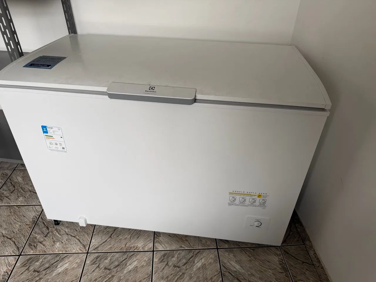 Freezer branco 400 litros