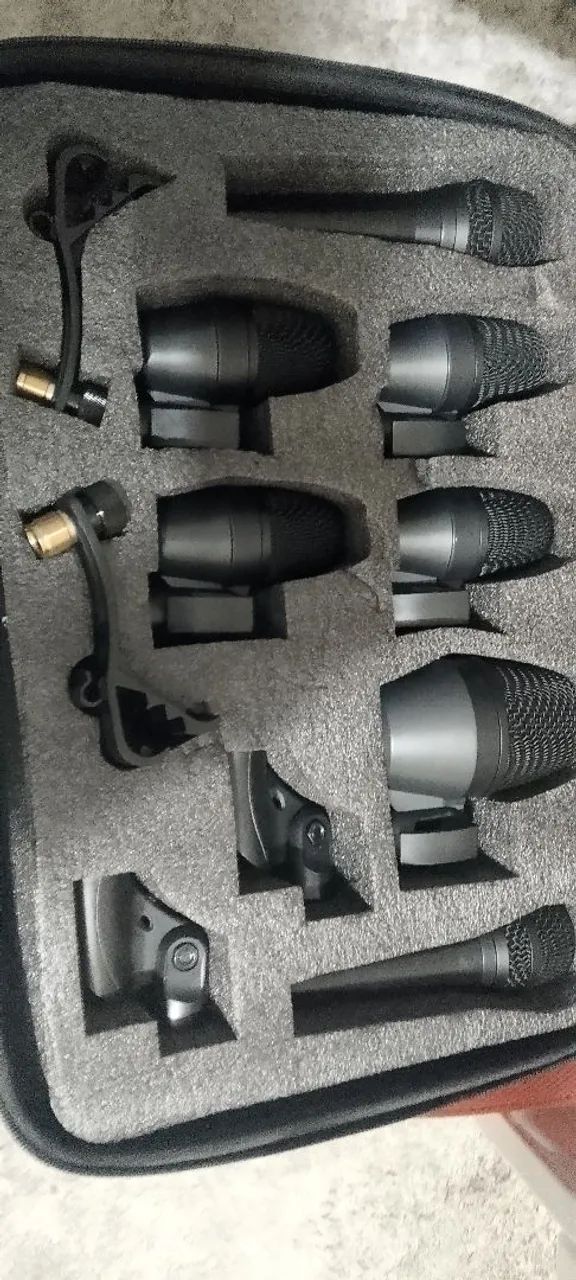  microfone bateria kit