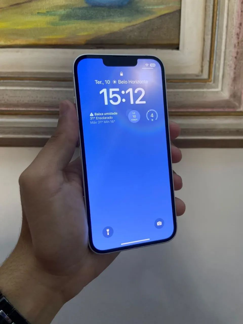 iPhone 13 128gb impecável sem marcas de uso, todo original  - Foto 2