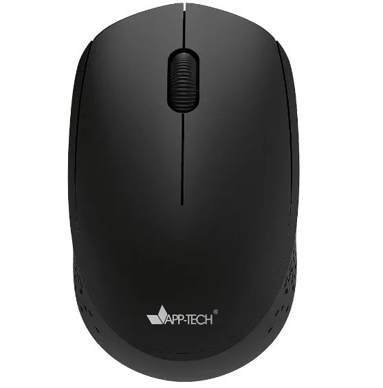 Mouse Sem Fio Wireless 2.4GHz 1200 DPI App-Tech Preto para Notebook PC - Foto 2