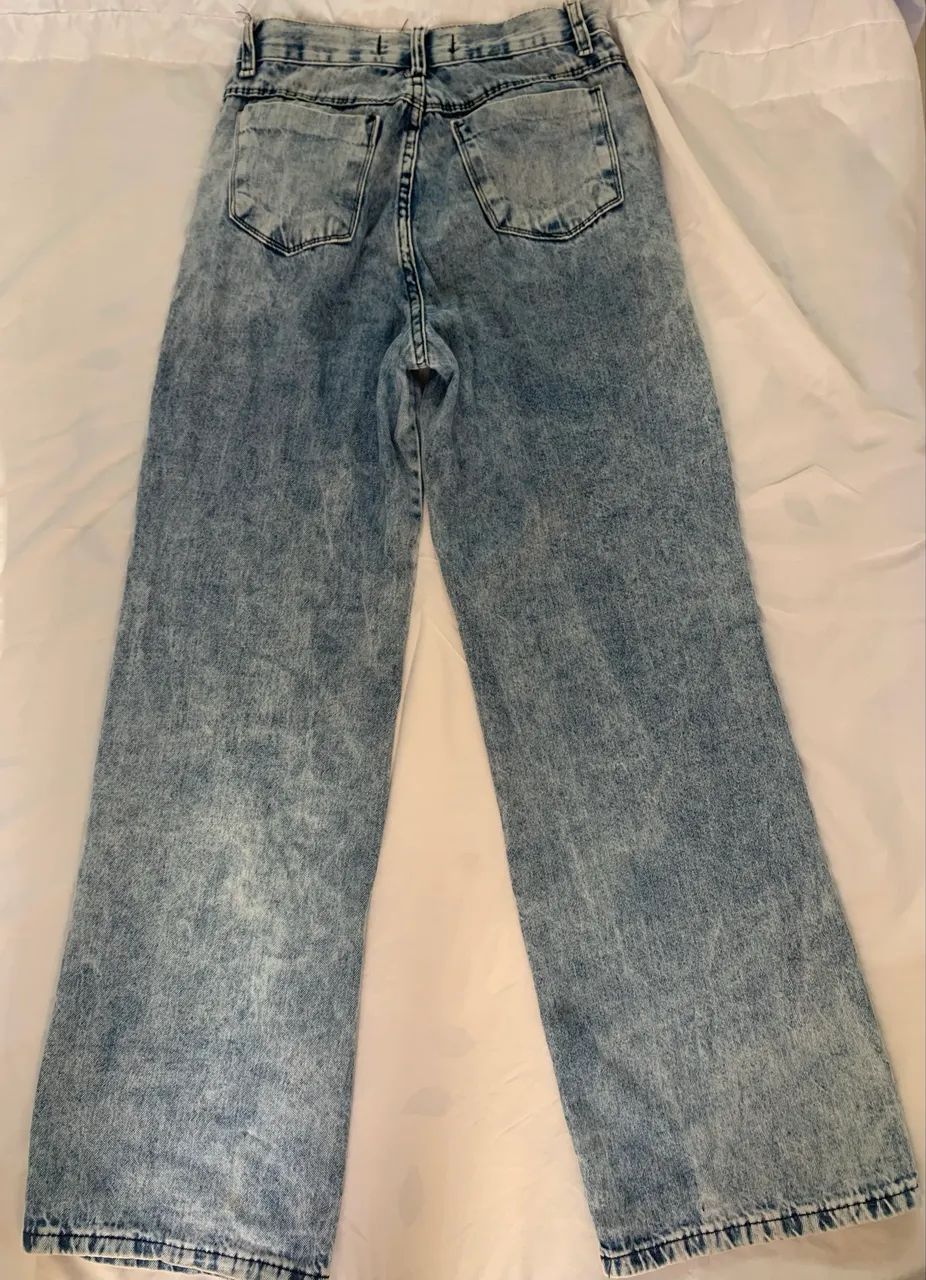 Calça jeans wide legue 40$ - Foto 2