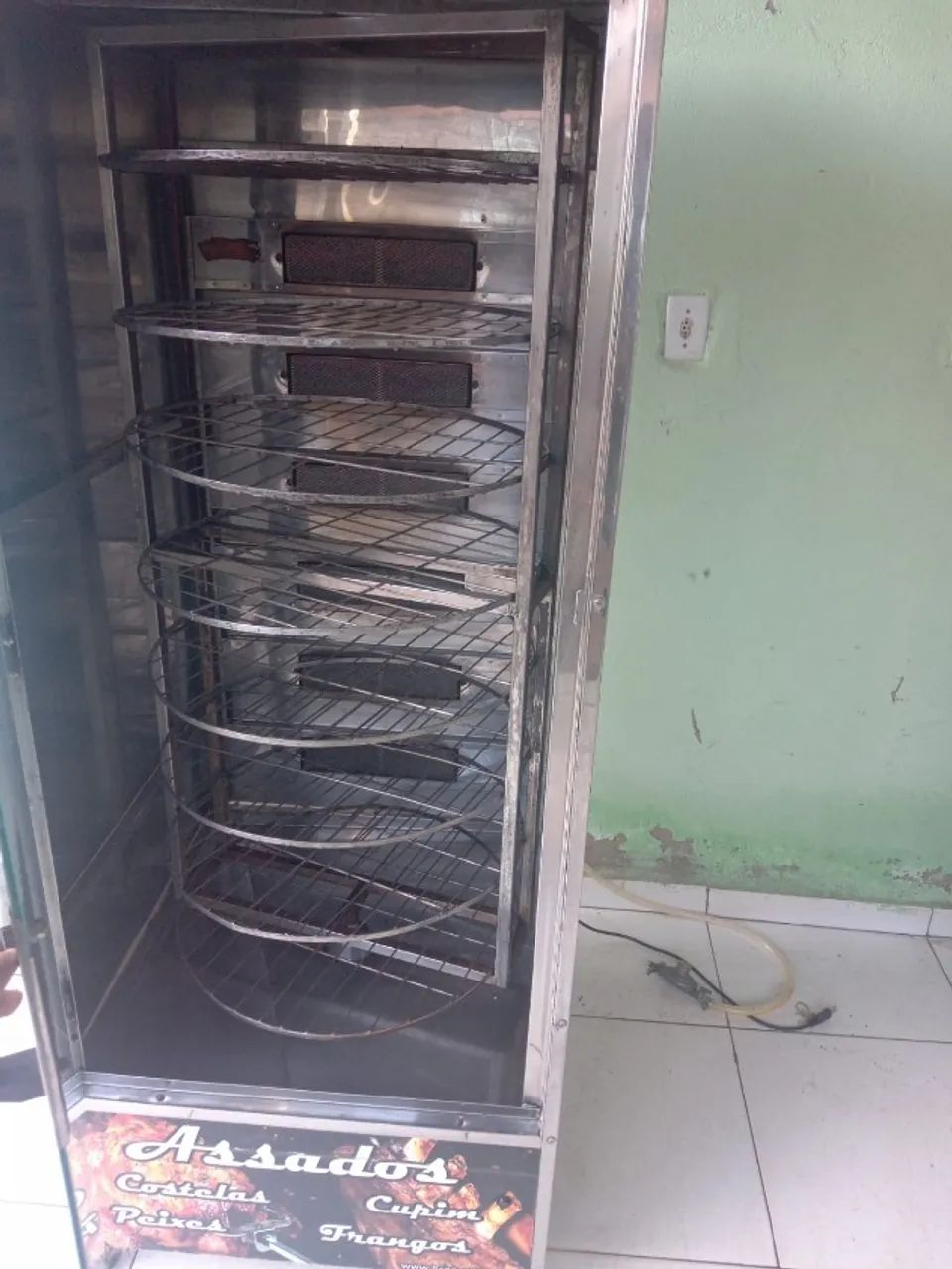 Maquina de Frango Brasgrill 8 Grelhas - Aluguel Locacao - Foto 3