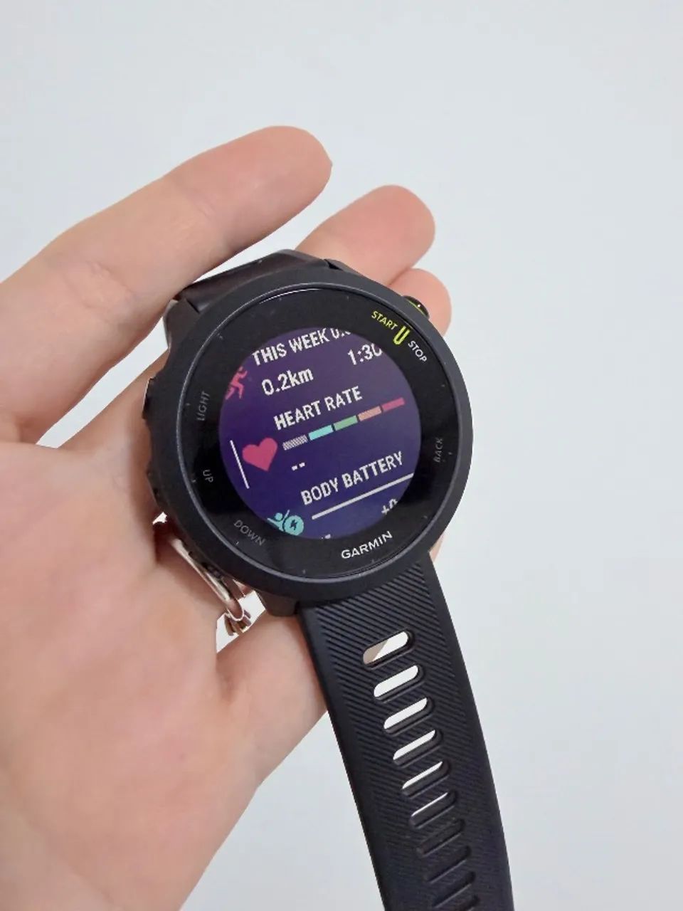 Smartwatch Garmin forerunner 55 preto  - Foto 2
