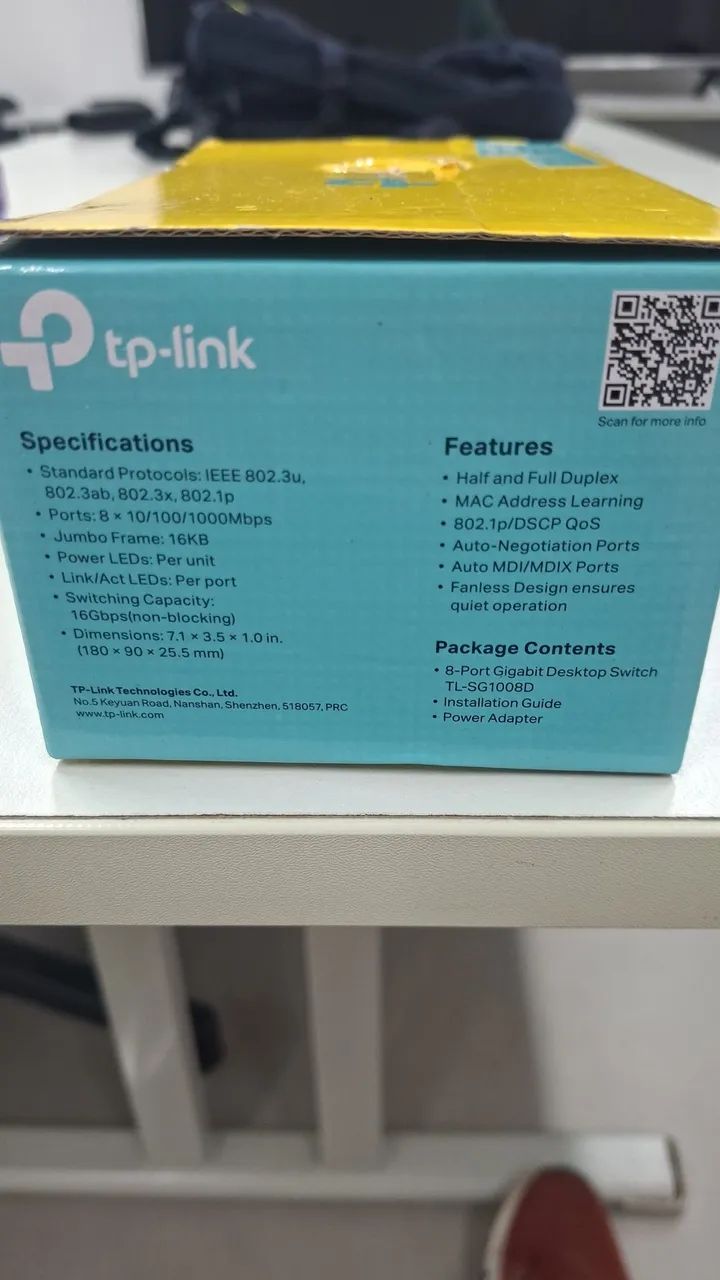 SWITCH 8 PORTAS GIGABIT TP-LINK TP-SG1008D - Foto 3