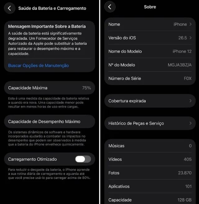 iPhone 12 128GB - Preto - Todo Original - Foto 4