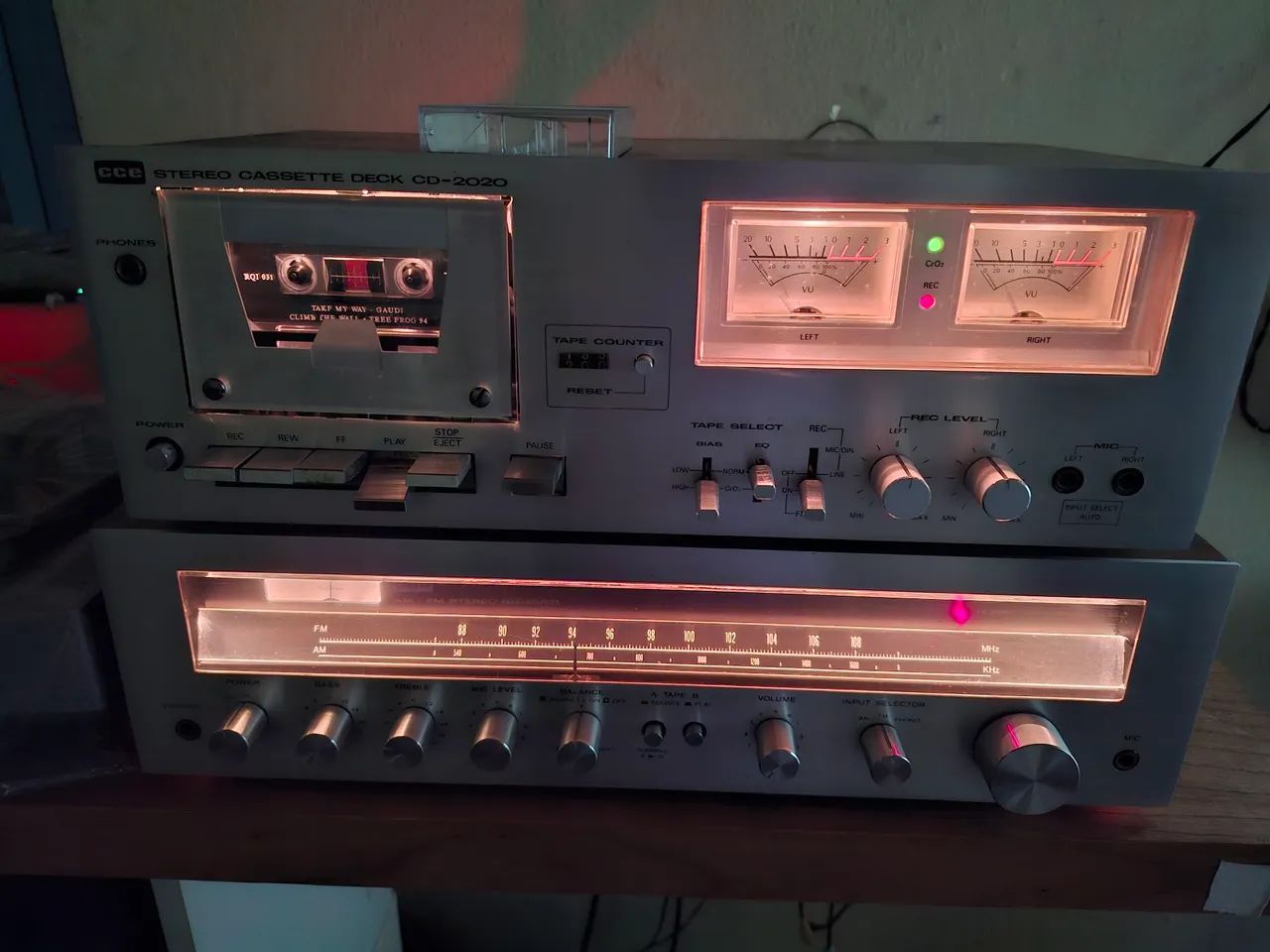 Receiver CCE e Tape Deck  - Foto 2