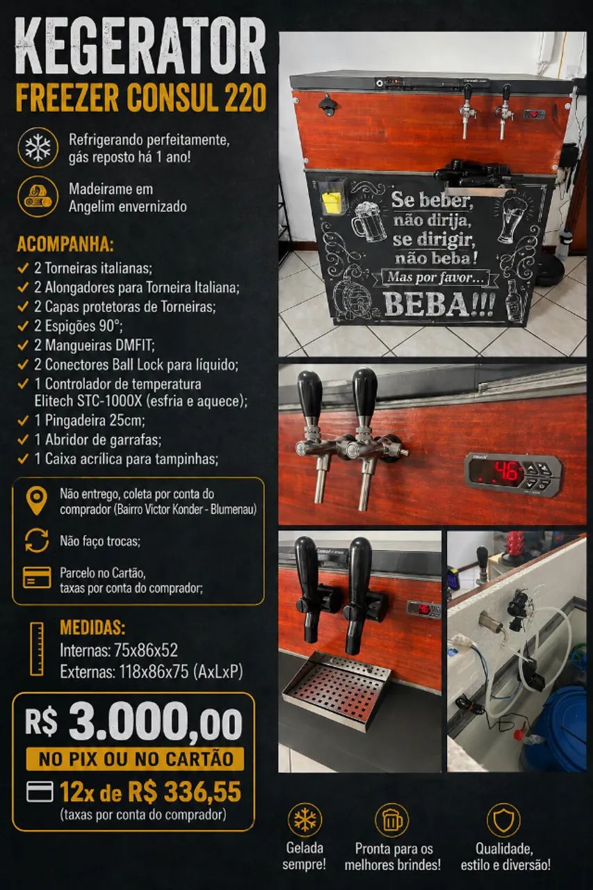 Kegerator - Freezer Consul 220