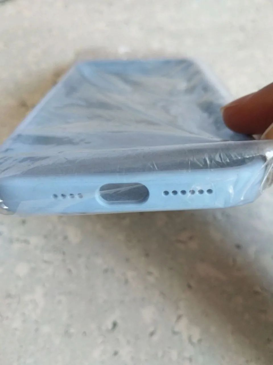 capinha para iphone azul - Foto 3