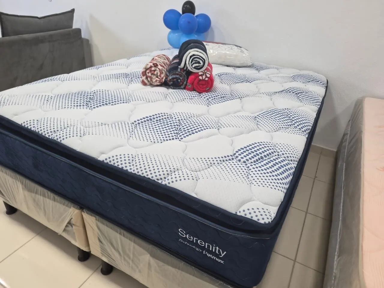 Cama Queen size PELMEX completa entrega grátis hoje - Foto 3