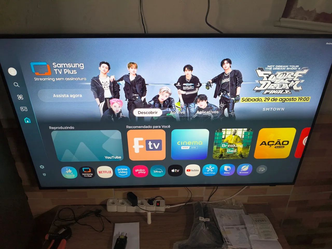 Smart Tv Samsung Modelo Novo - Foto 4