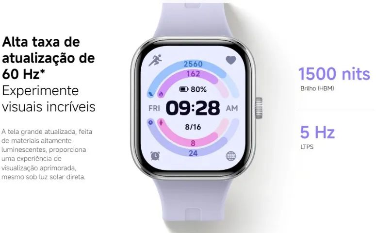 Smartwatch Redmi Watch 5 Global Lacrado - Foto 6