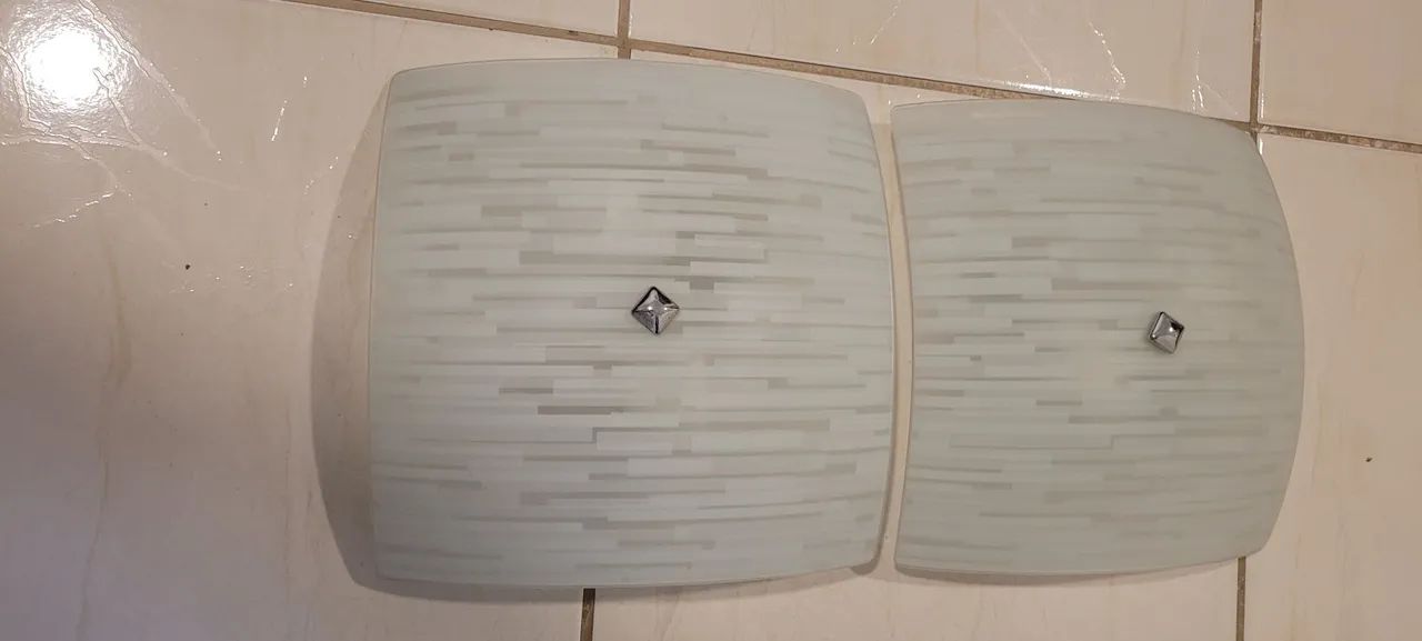 Lustres em vidro e lâmpada led - Foto 2