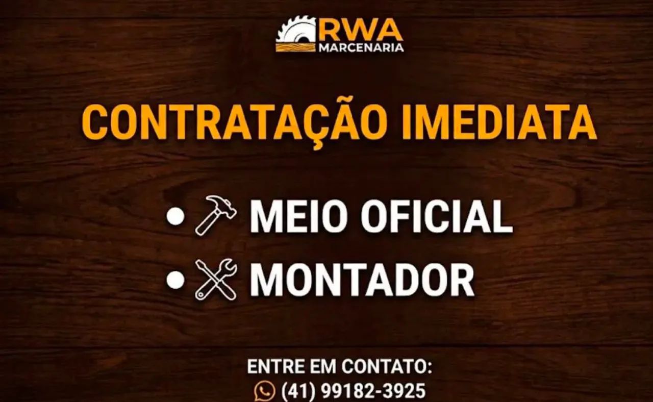 Vaga de Montador de móveis 