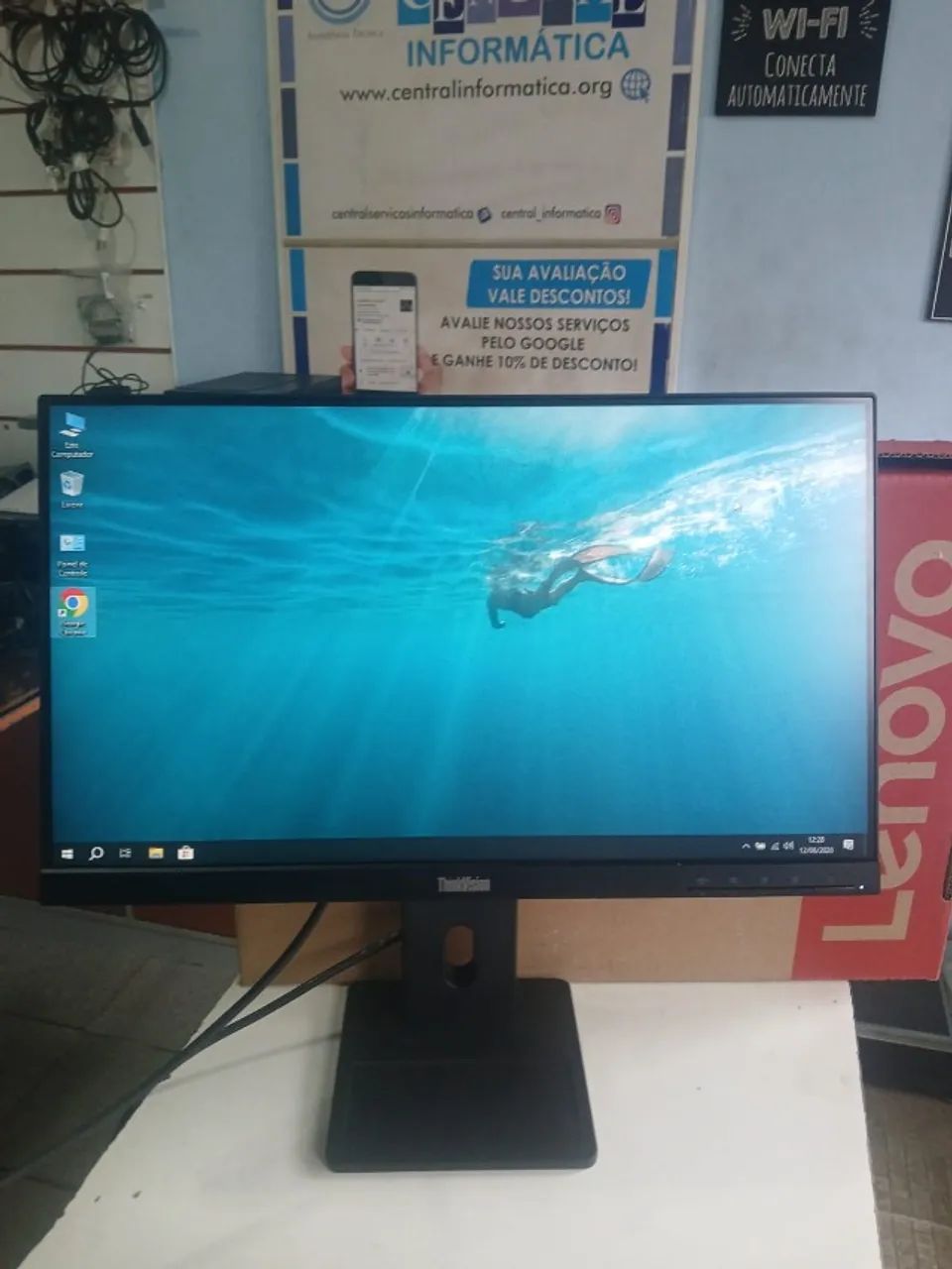 Monitor ThinkVision novo - Foto 3