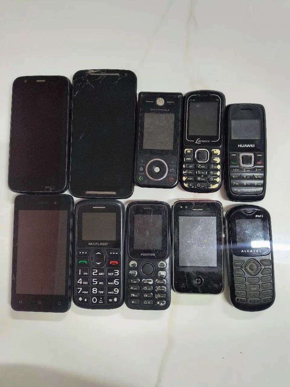 Lote de Celulares Com Defeitos 