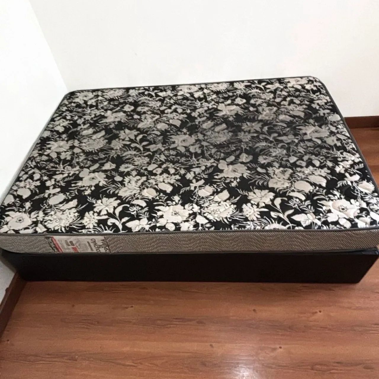 Cama Box Casal Ortobom Colchão Espuma Ortopédico 