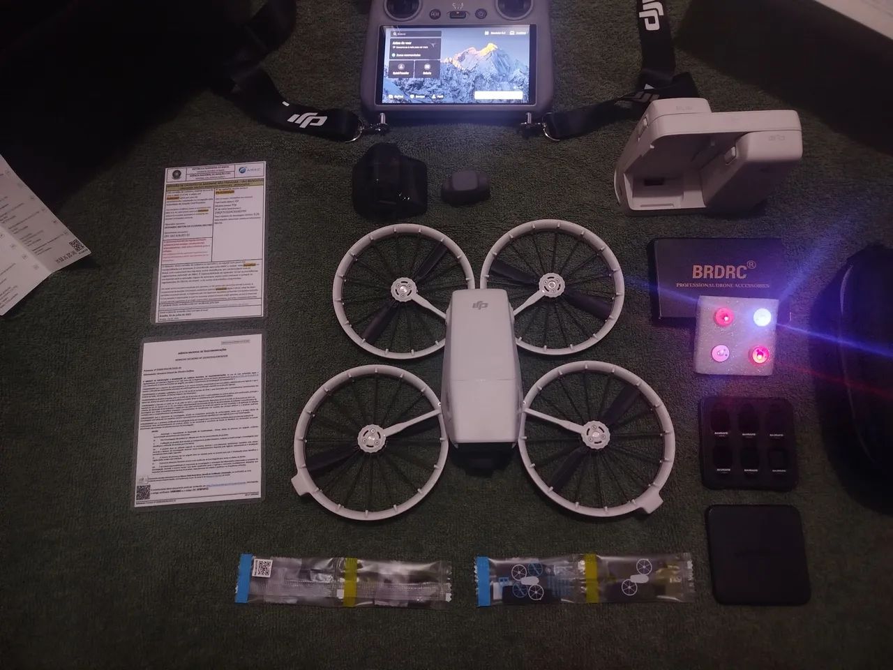 Drone DJi Flip - semi novo c/ acessórios !!!
