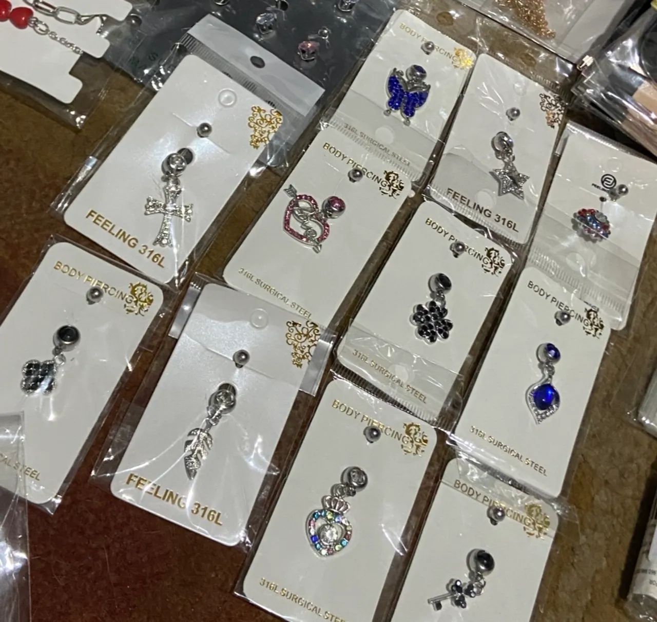 Lote Piercings de Umbigo - Foto 2