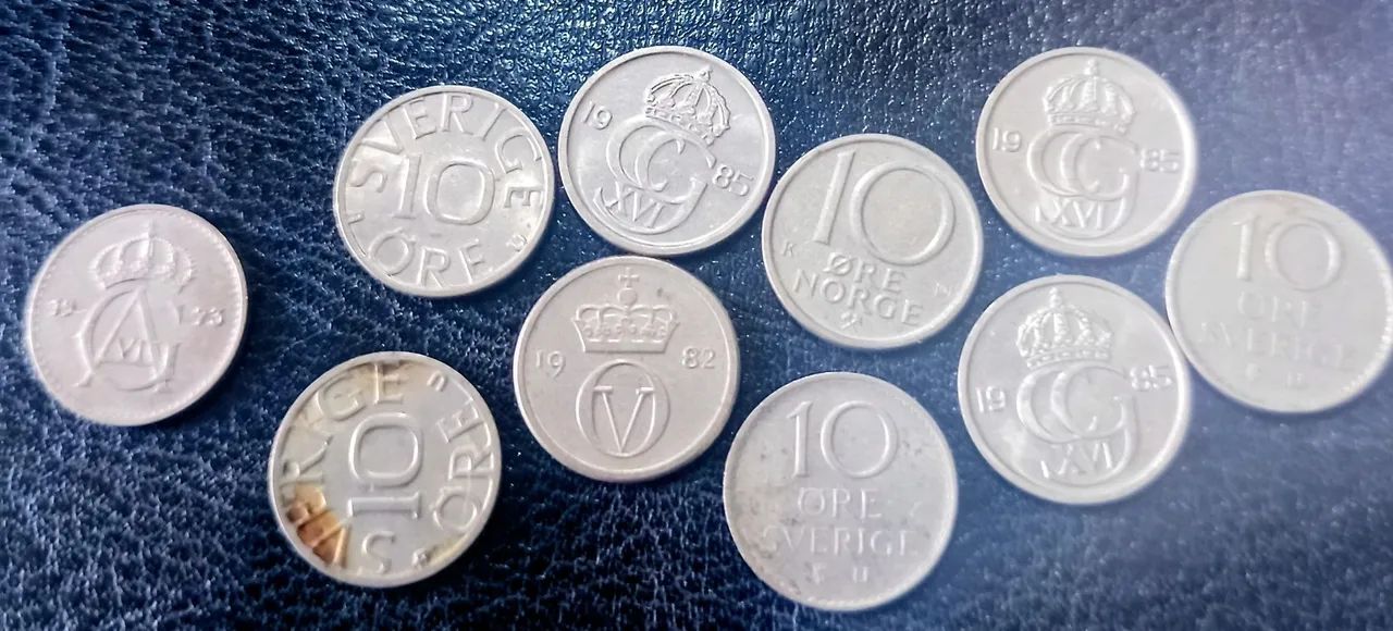 10 Moedas Sueca 10 ore - Foto 3