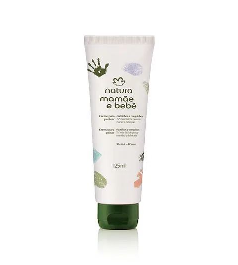 Creme de Pentear Natural Mamãe e Bebê " Cachinhos " 125ml  - Foto 2