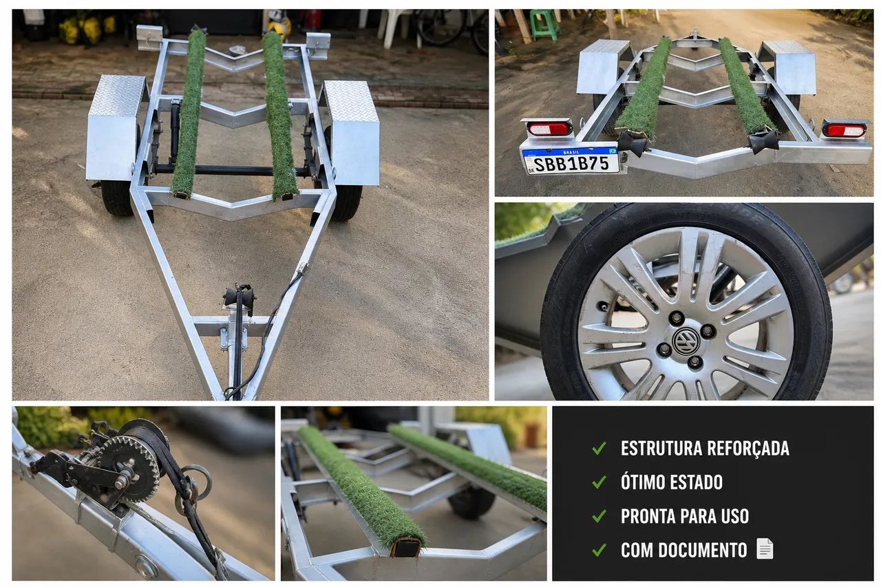 ? Carretinha para Jet Ski - Pronta pra uso!