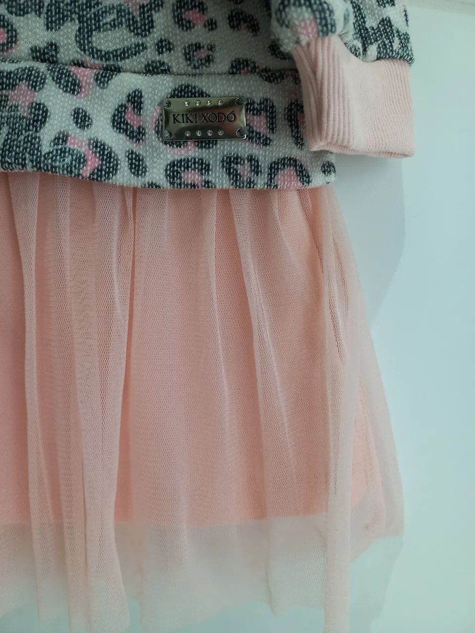 Agasalho rosa com tule - Foto 4