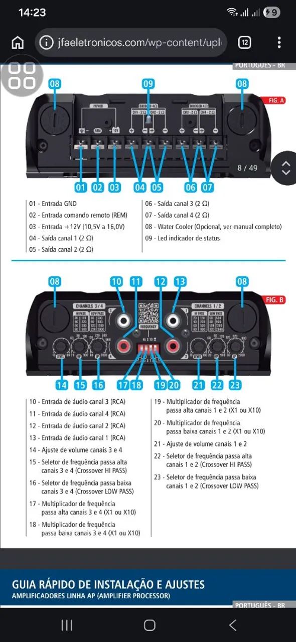 Módulo (JFA) Ap 800×4 com amplifier processor (JFA) - Foto 3