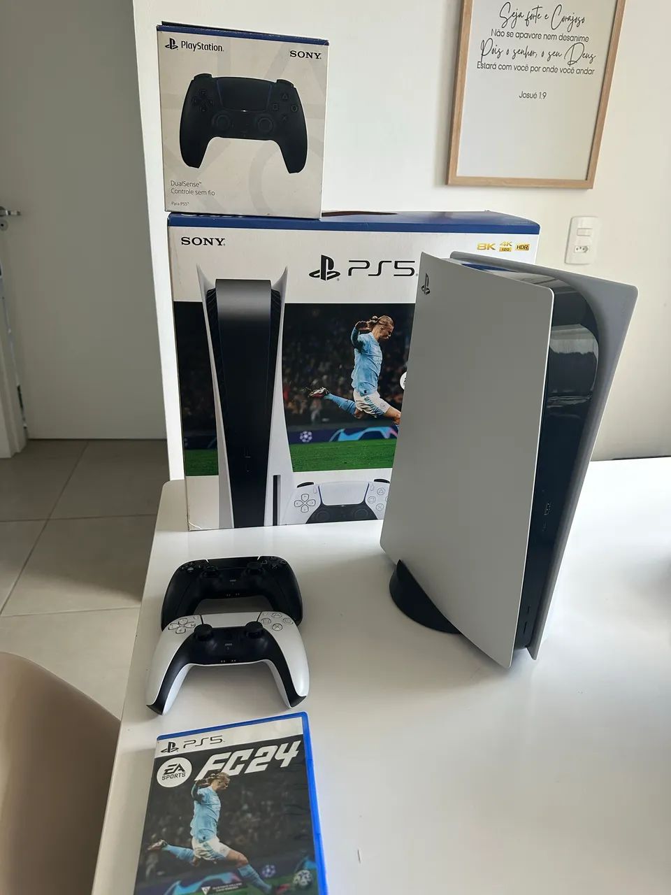 Ps5 slim na CAIXA bem NOVO - Foto 4