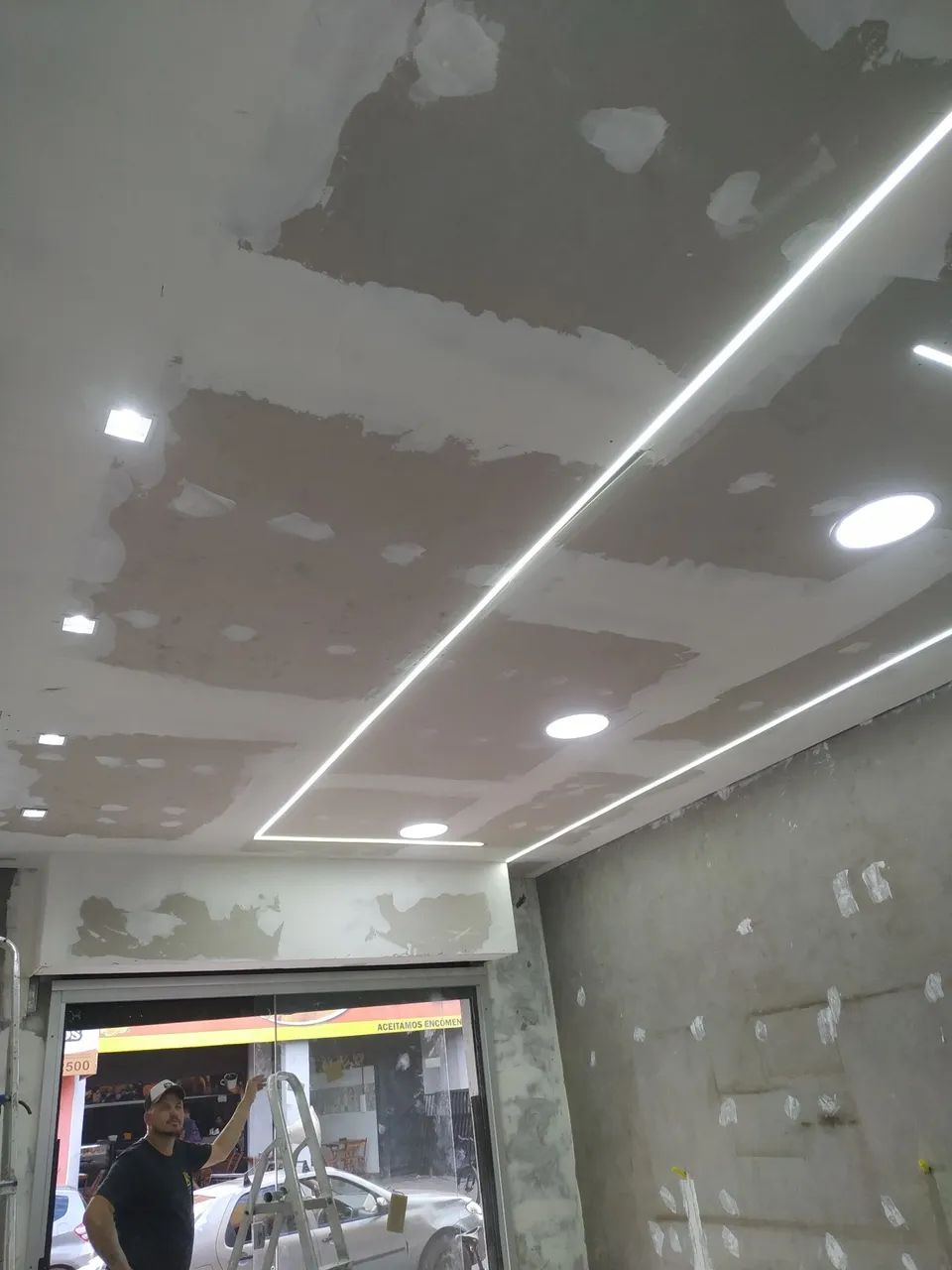 FORRO EM DRYWALL GESSO ACARTONADO REBAIXAMENTO DE TETO  - Foto 4