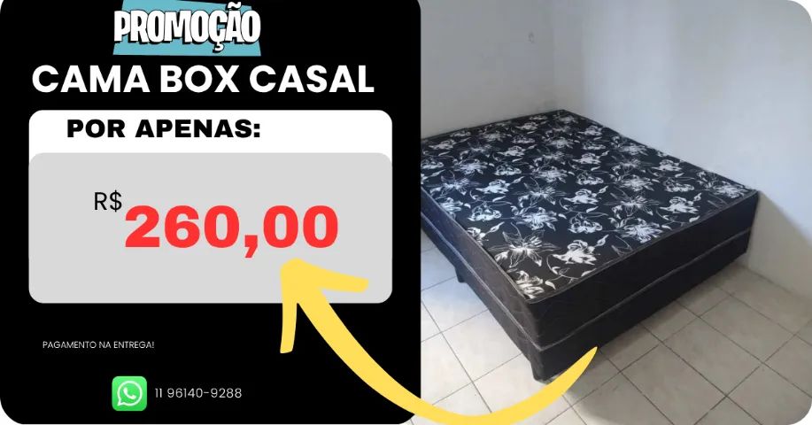 cama box casal 