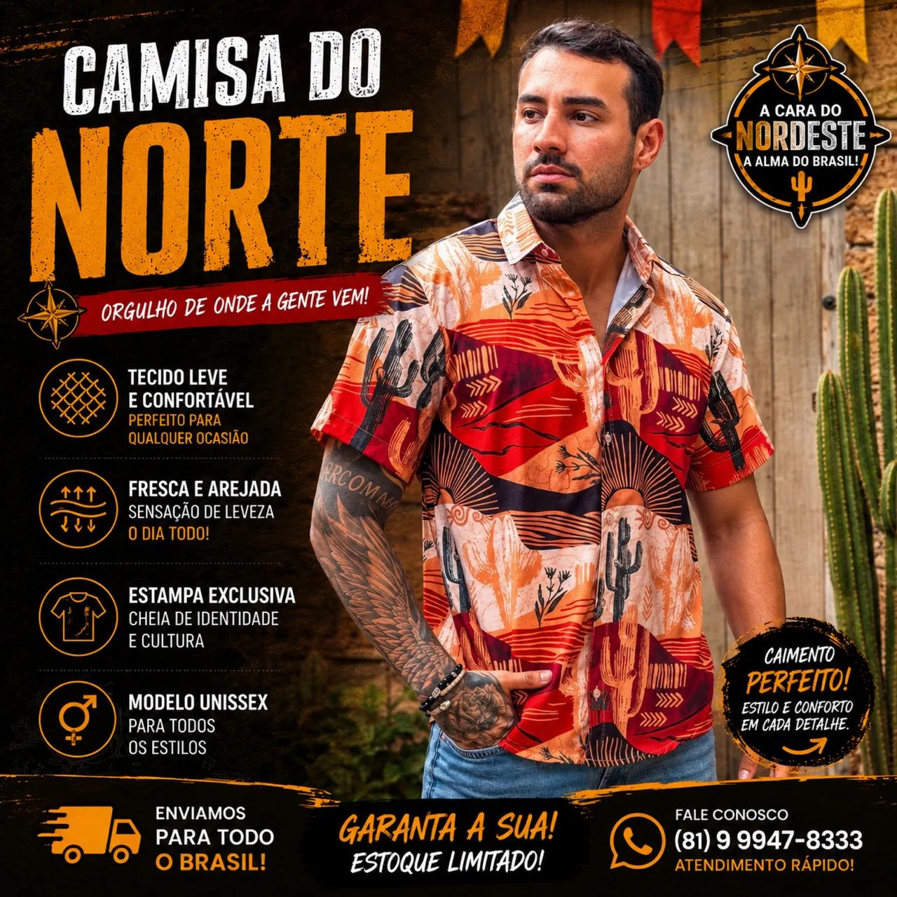 Camisa do Nordeste - Foto 2