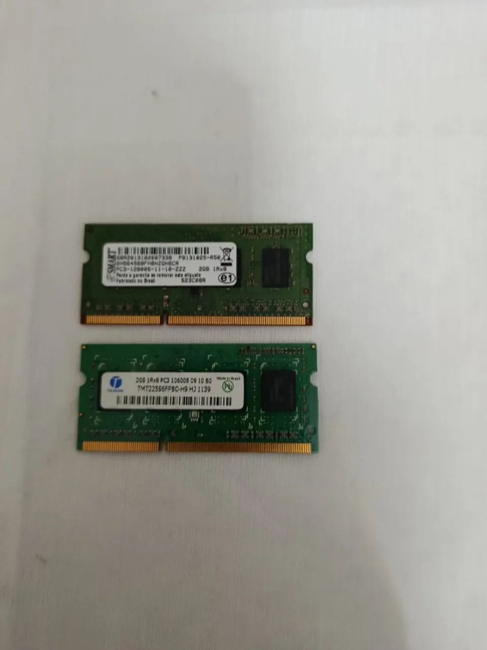 02 MEMORIAS DE 02 GB PARA NOTEBOOK-USADAS