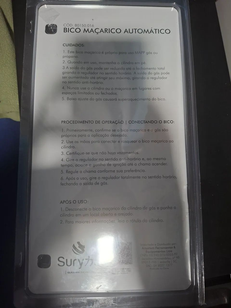 Maçarico Portátil Suryha. - Foto 2